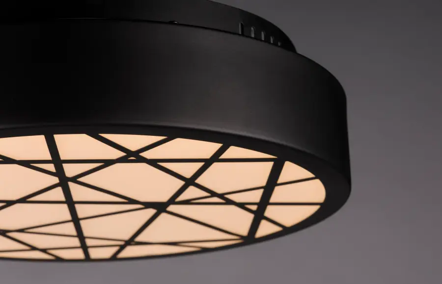 Intersect LED Flush Mount in Black - Image 4