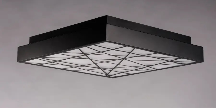 Intersect LED Flush Mount in Black - Image 2