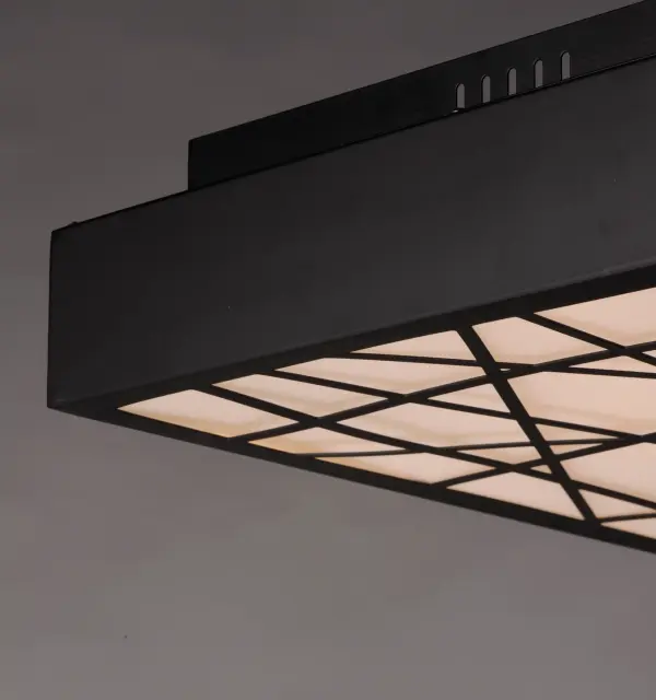 Intersect LED Flush Mount in Black - Image 3