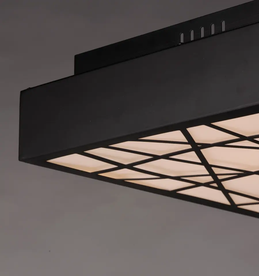 Intersect LED Flush Mount in Black - Image 3