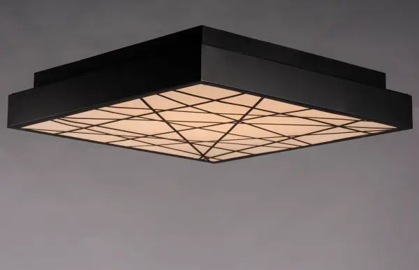 Intersect LED Flush Mount in Black - Image 4