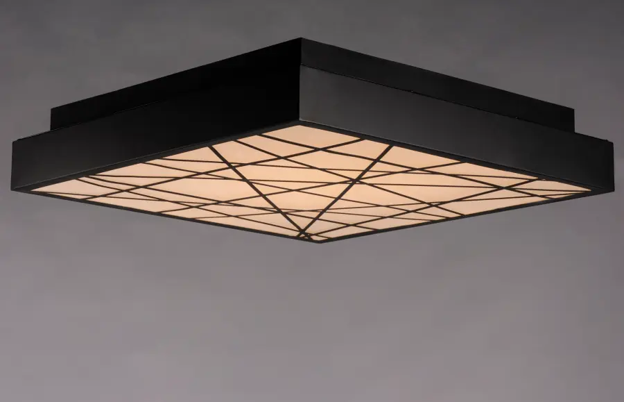 Intersect LED Flush Mount in Black - Image 4