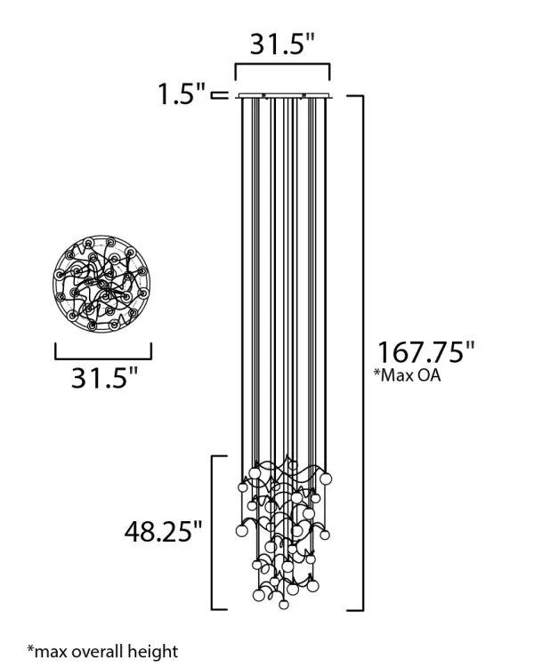 Bobble 24-Light LED Multi-Light Pendant - Image 5
