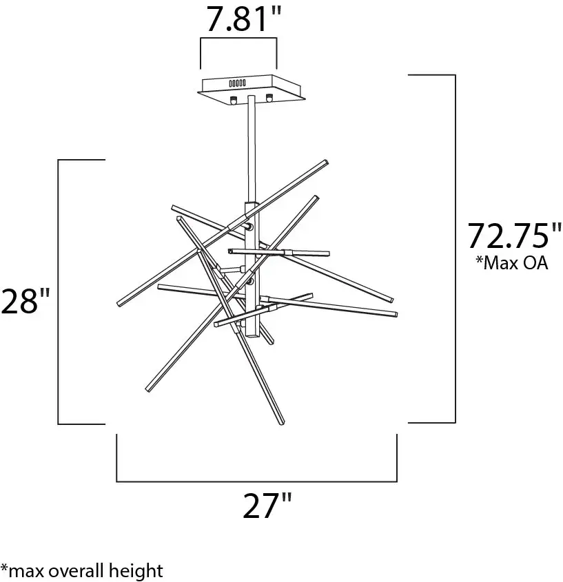 Kriss Kross Single Pendant Light - Image 2