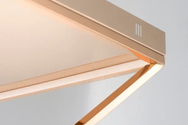 Pyramid LED Flush Mount in Rose Gold - Image 2