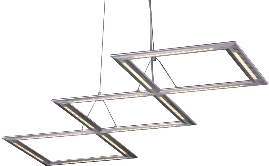 Helix 12-Light LED Linear Pendant in Satin Nickel
