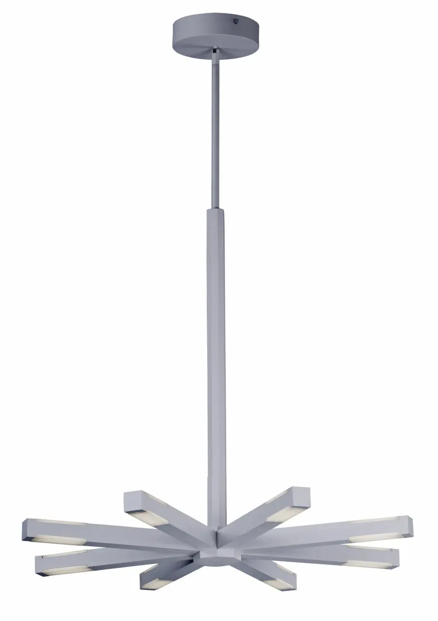 Sculptural LED Pendant with Geometric Modern Design - Image 1