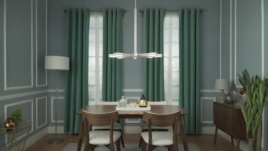 Sculptural LED Pendant with Geometric Modern Design - Image 7