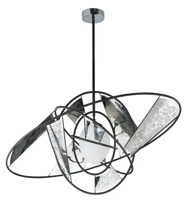Sculptural LED Pendant with Architectural Flair - Image 1