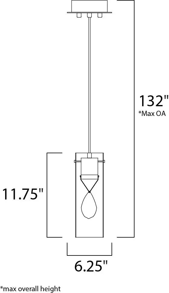 Solitaire Single Crystal LED Pendant - Image 4