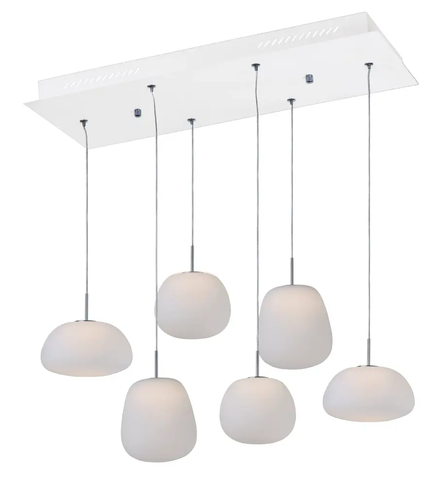 Puffs 6-Light LED Multi-Light Pendant - Image 1