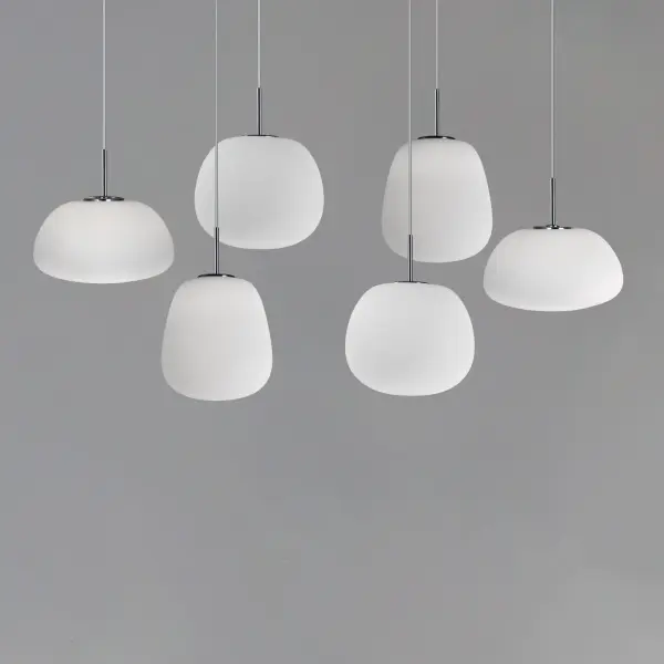 Puffs 6-Light LED Multi-Light Pendant - Image 3