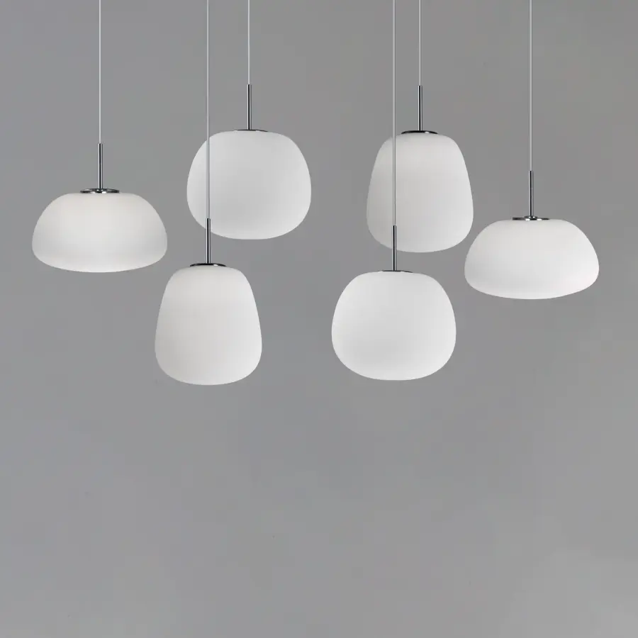 Puffs 6-Light LED Multi-Light Pendant - Image 3