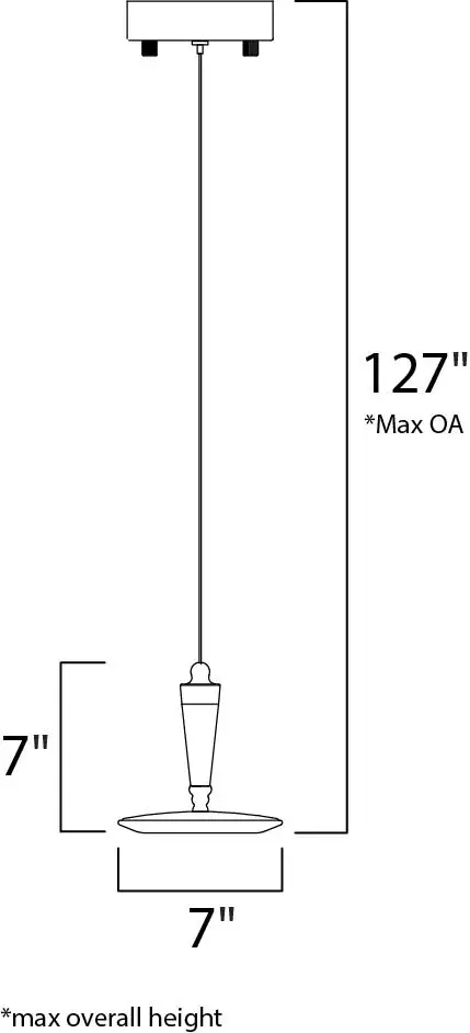 Hilite Single LED Pendant in Bronze - Image 2
