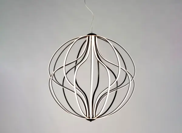Aura 31" LED Single Pendant in Black - Image 2