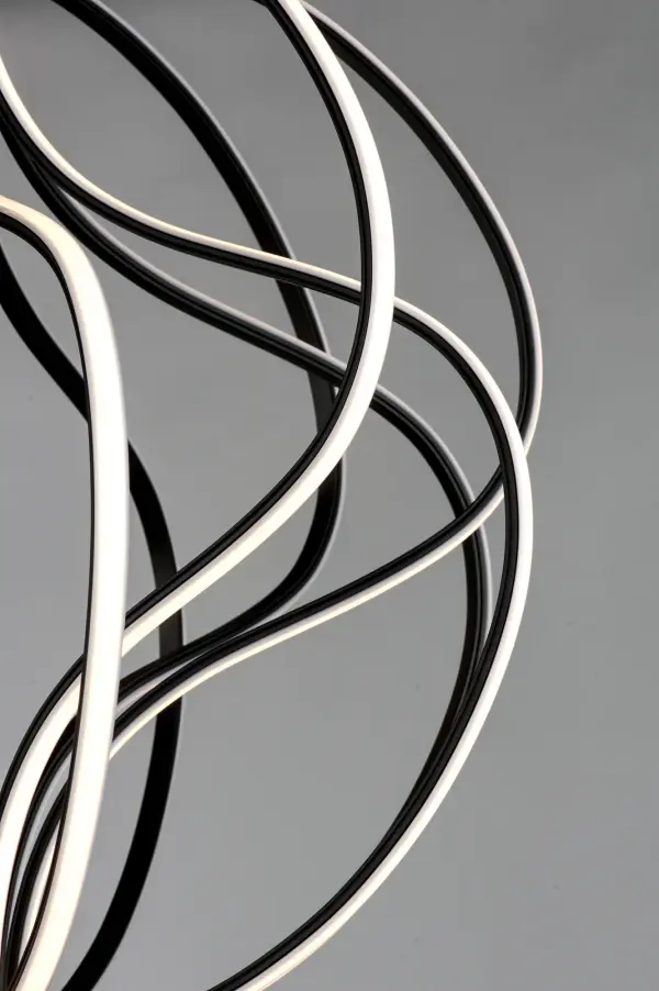 Aura 31" LED Single Pendant in Black - Image 3