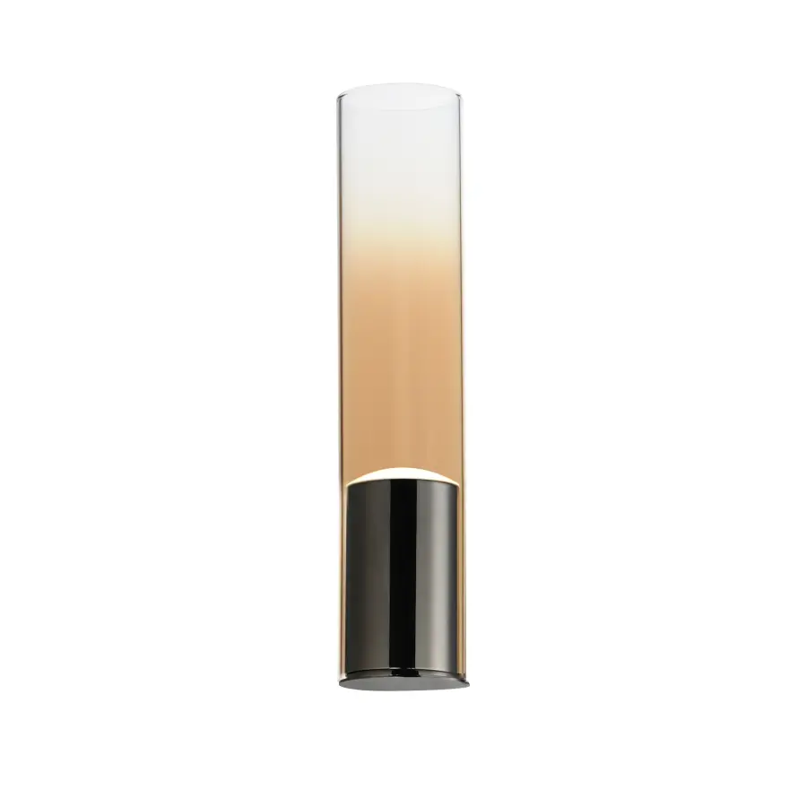 Futuristic Minimalist Sconce with Dynamic Gradient Glass Effect - Image 2