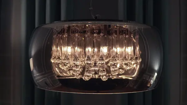 The Sense Flush Mount combines modern aesthetics with functional lighting through its distinctive mirrored glass sphere design. The polished chrome finish and clean lines create a sophisticated focal point perfect for contemporary spaces. - alternate view