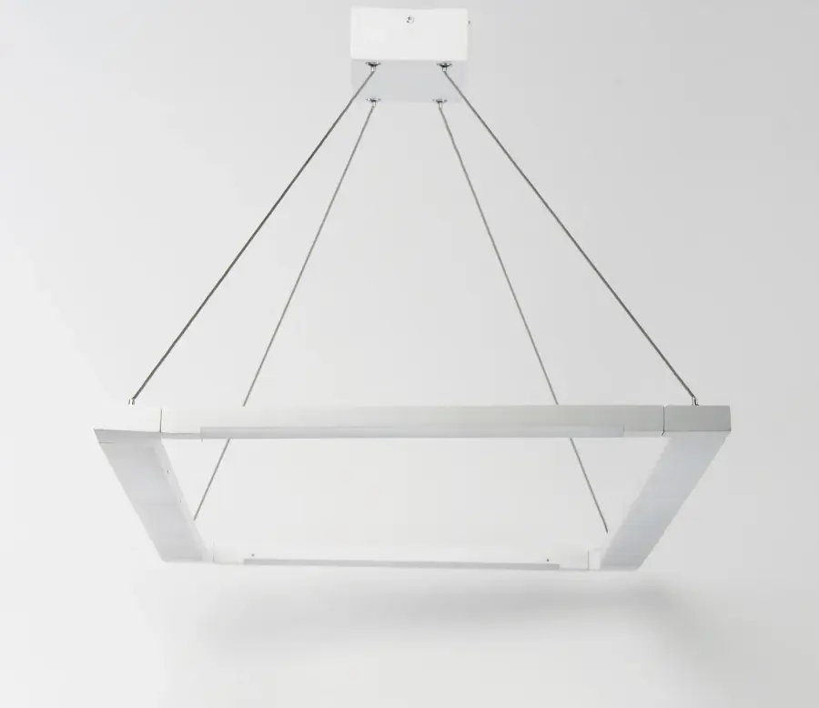 Rotator Single Pendant in Matte White - Image 2