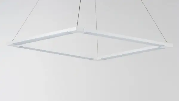 Rotator Single Pendant in Matte White - Image 3