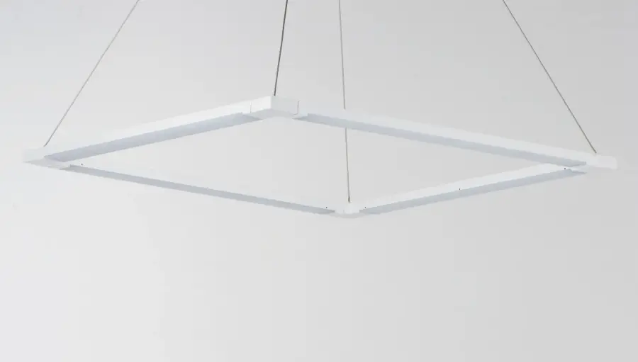 Rotator Single Pendant in Matte White - Image 3