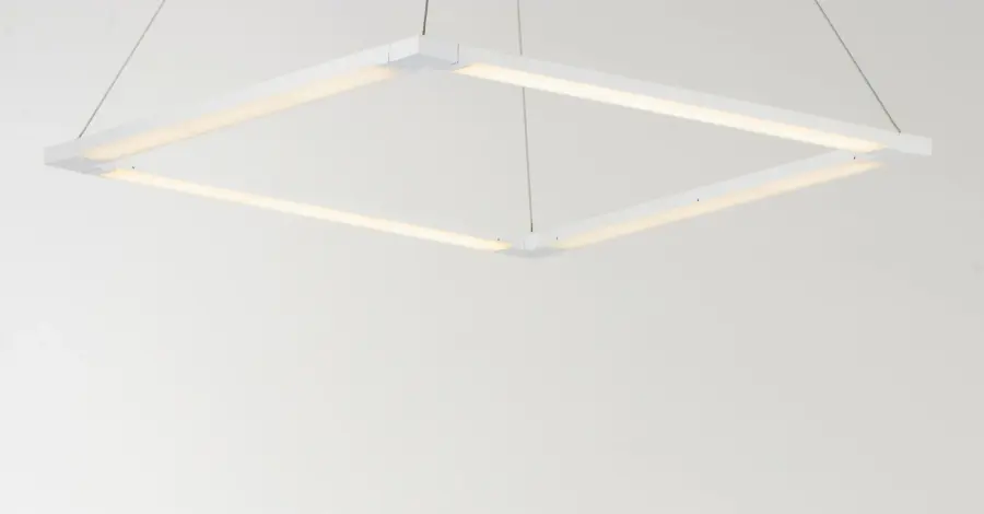 Rotator Single Pendant in Matte White - Image 4