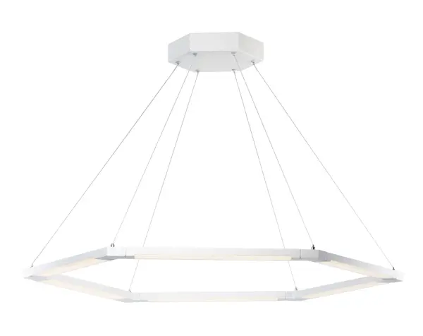 The Rotator pendant features innovative rotating aluminum channels that allow precise light direction control. Its clean geometric design and bright LED output make it ideal for task-focused spaces requiring flexible illumination.