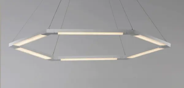 Rotator Single Pendant in Matte White - Image 3