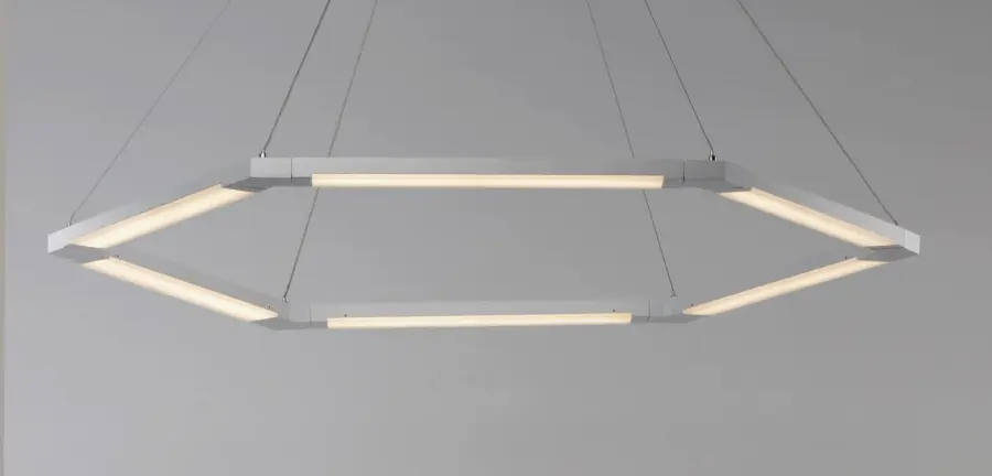 Rotator Single Pendant in Matte White - Image 3