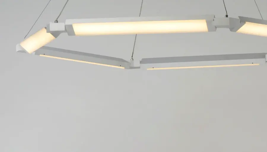Rotator Single Pendant in Matte White - Image 4