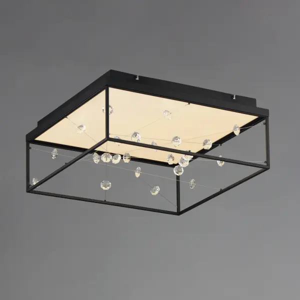 Entanglement 1-Light LED Flush Mount in Black - Image 3