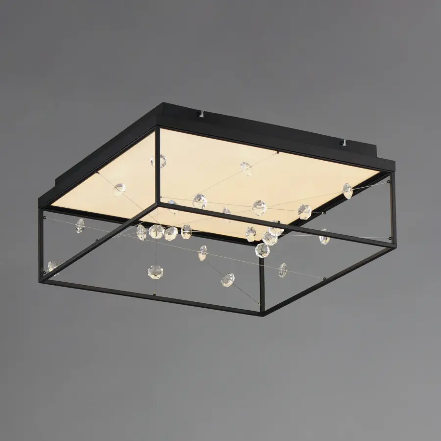 Entanglement 1-Light LED Flush Mount in Black - Image 3