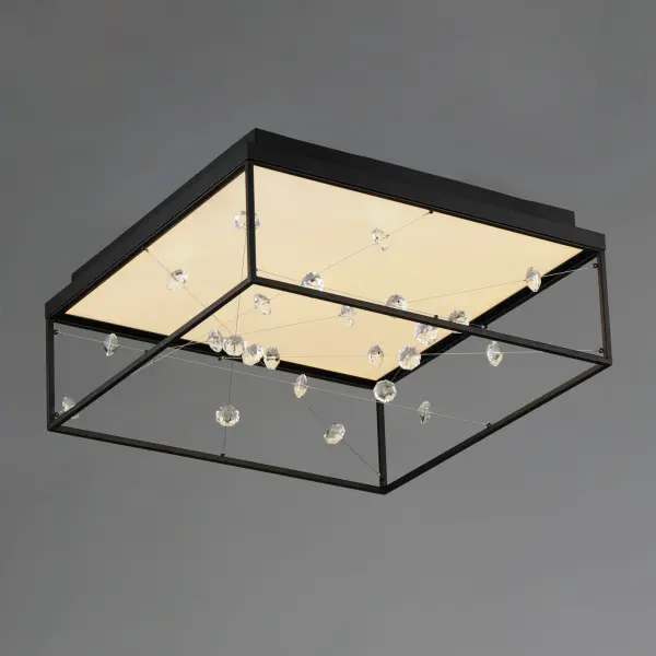 Entanglement 1-Light LED Flush Mount in Black - Image 4