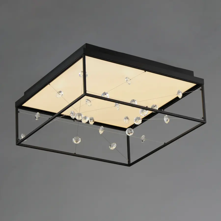 Entanglement 1-Light LED Flush Mount in Black - Image 4