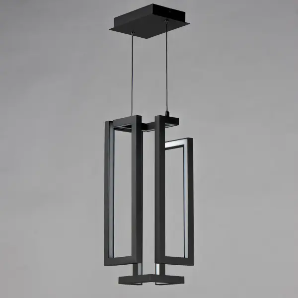 Sculptural Geometric LED Pendant with Architectural Appeal - Image 2