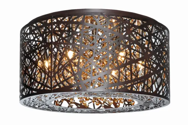Inca 7-Light Flush Mount with LED Bulb - Image 1