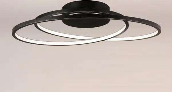 Cycle 24" LED Flush Mount in Black - Image 3