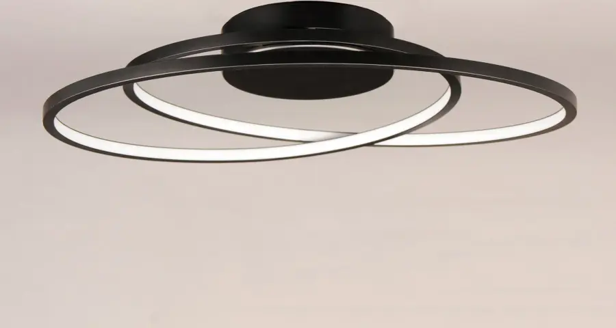Cycle 24" LED Flush Mount in Black - Image 3