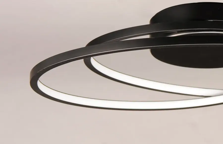 Cycle 24" LED Flush Mount in Black - Image 4
