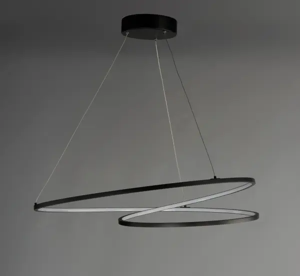 Cycle 25" LED Single Pendant in Black - Image 3