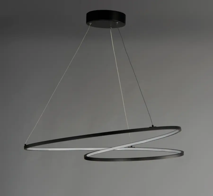 Cycle 25" LED Single Pendant in Black - Image 3