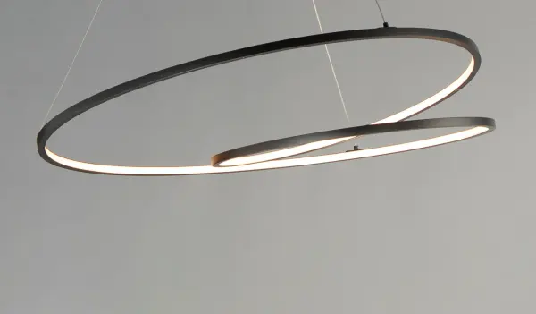 Cycle 25" LED Single Pendant in Black - Image 4