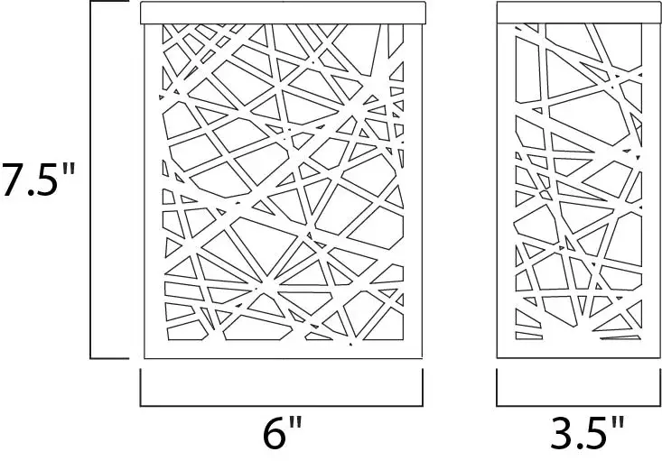 Inca LED Small Outdoor Wall Sconce - Image 4