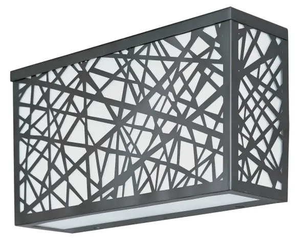 The Inca LED Wall Sconce combines contemporary design with artisanal craftsmanship. Its precision laser-cut bronze sheath encases brilliant crystal, creating a radiant glow perfect for outdoor spaces. Energy-efficient LED technology delivers warm 3000K light.
