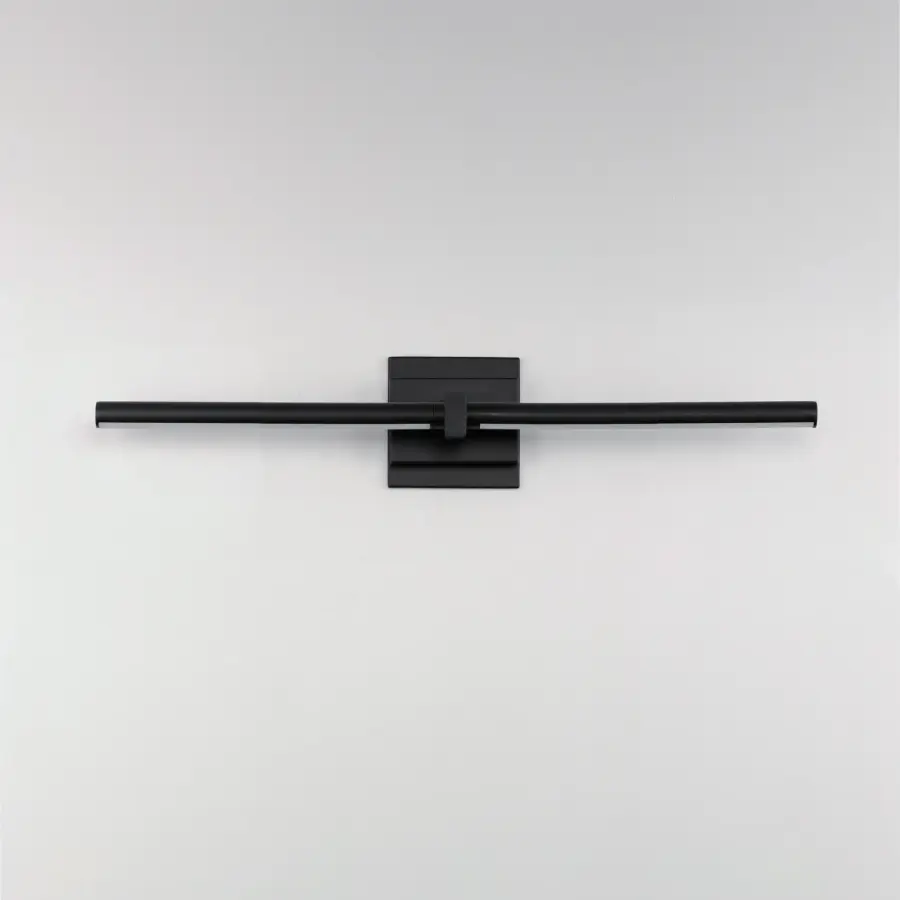 Dorian 22" LED Wall Sconce in Matte Black - Image 2