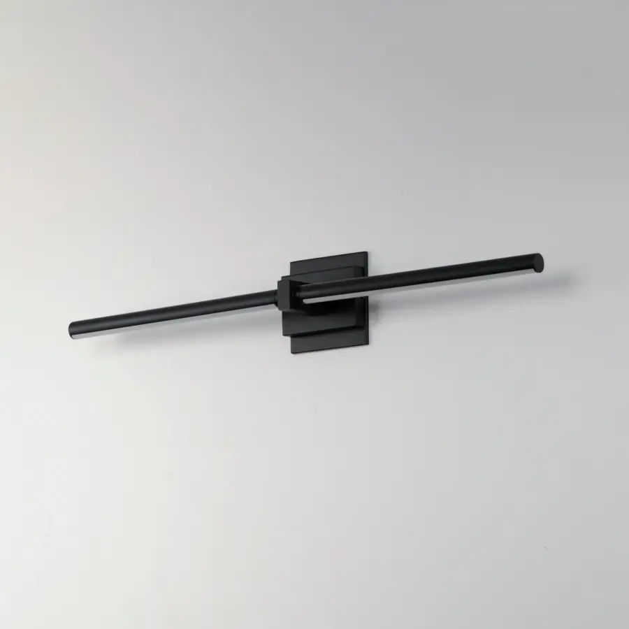 Dorian 22" LED Wall Sconce in Matte Black - Image 3