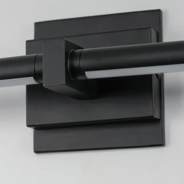 Dorian 22" LED Wall Sconce in Matte Black - Image 4