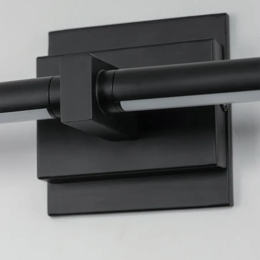 Dorian 22" LED Wall Sconce in Matte Black - Image 4