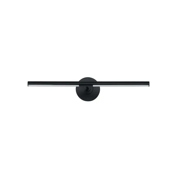 The Dorian Picture Light combines modern design with practical functionality. Its dual rotating LED tubes allow precise light positioning for artwork and collectibles, while the matte black finish adds contemporary elegance.