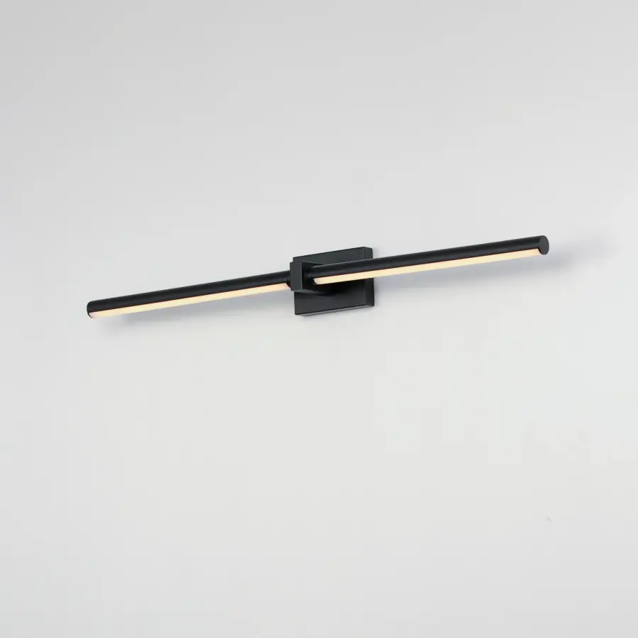 Dorian 30" LED Wall Sconce in Matte Black - Image 3